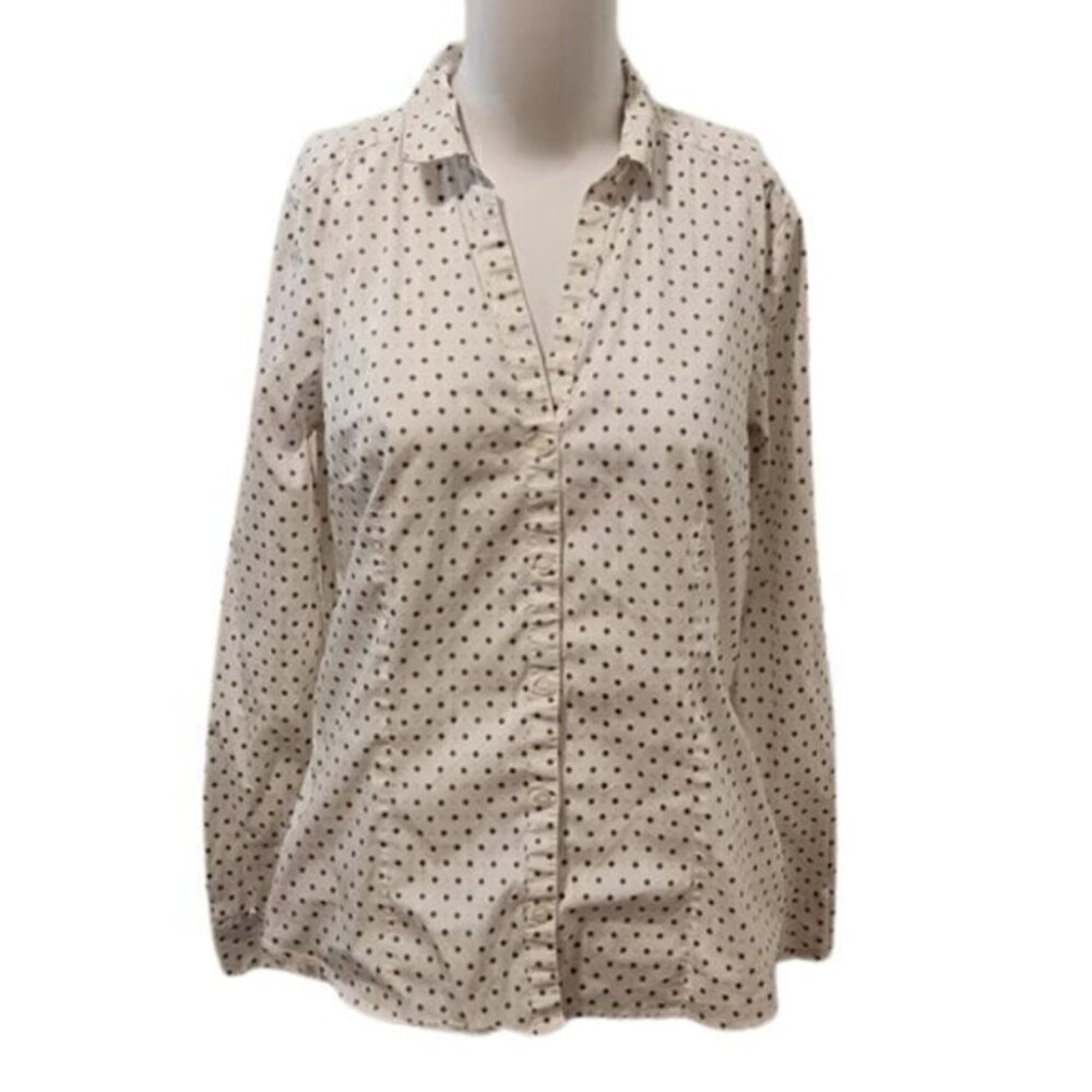 [H&M] V-neck Button Down Shirt - Size 12